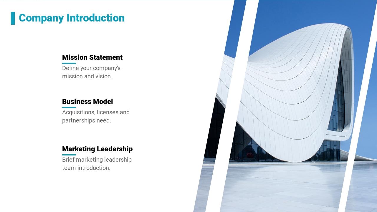 蓝色建筑市场营销策划方案PPT-Company Introduction