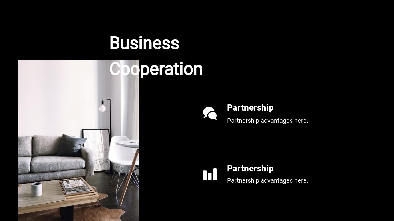 共享服装平台电商女装品牌项目商业计划书PPT模板-Business Cooperation