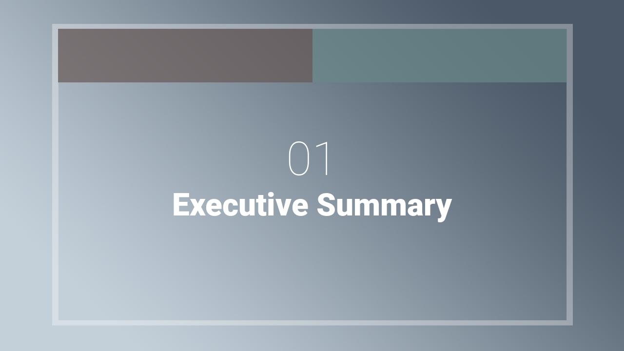 商务风通用企业竞争分析PPT模板-Executive Summary