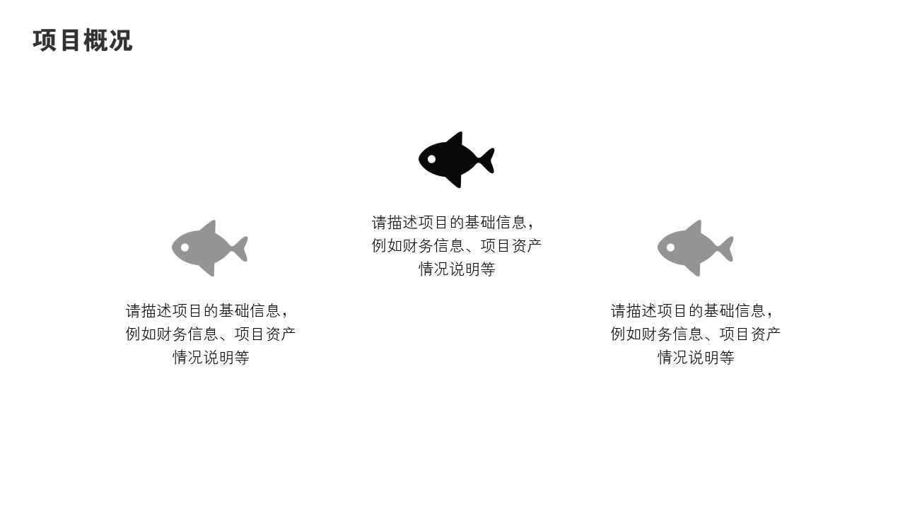 商务通用项目可行性研究PPT模版-项目概况<br>