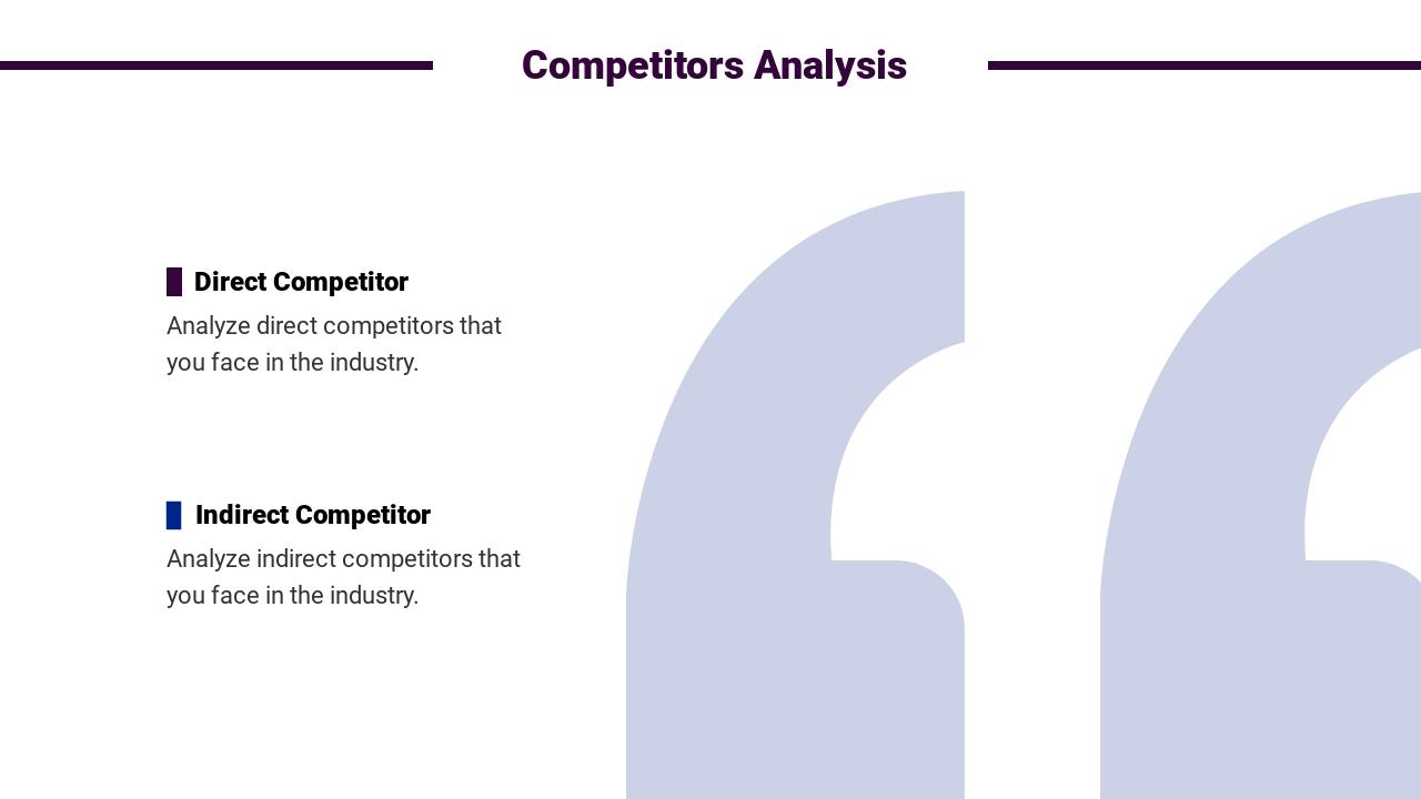 欧美科技产品竞品分析英文PPT模板-Competitors Analysis