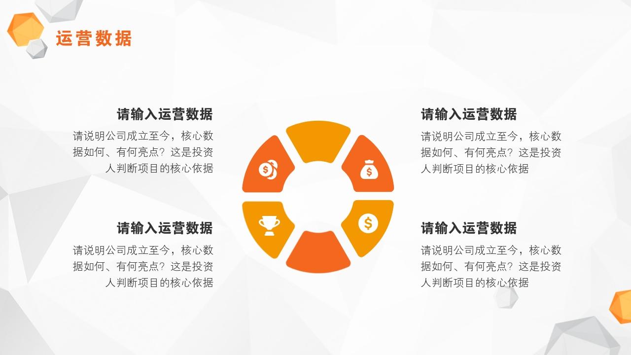 互联网科技公司商业计划书模板-运营数据