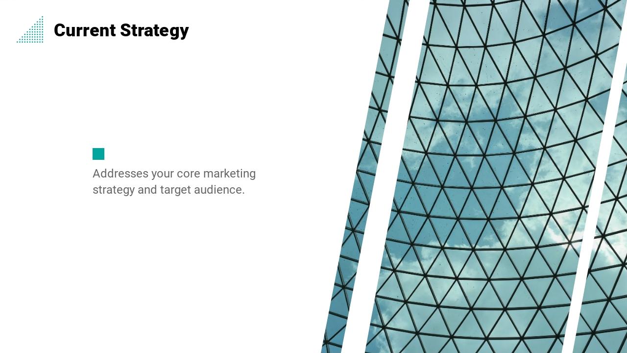 营销推广方案结案英文PPT模板-Current Strategy