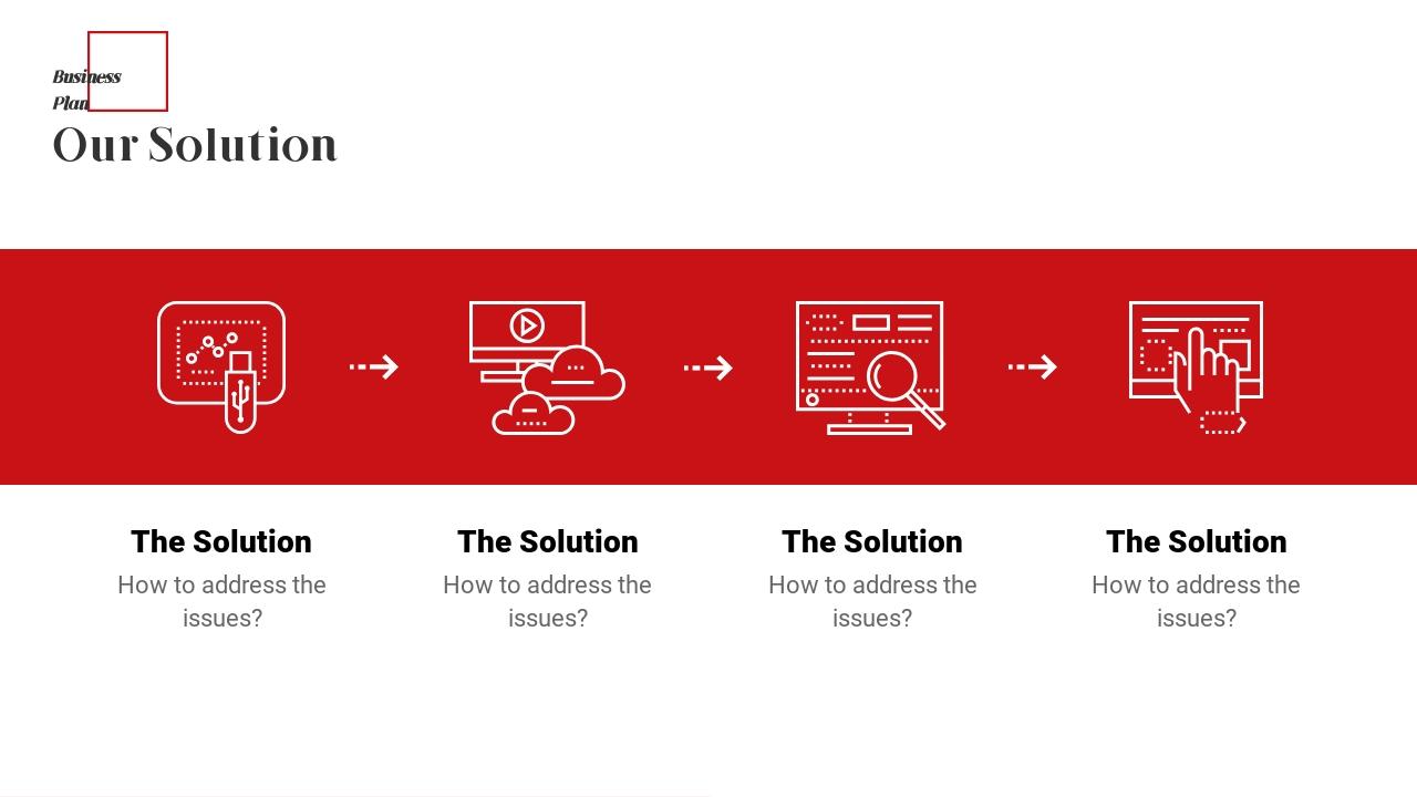 时尚品牌服装商业计划书英文PPT模板-Our Solution