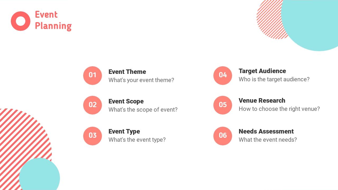 清新渐变糖果色护肤品竞品分析PPT模板-Event Planning