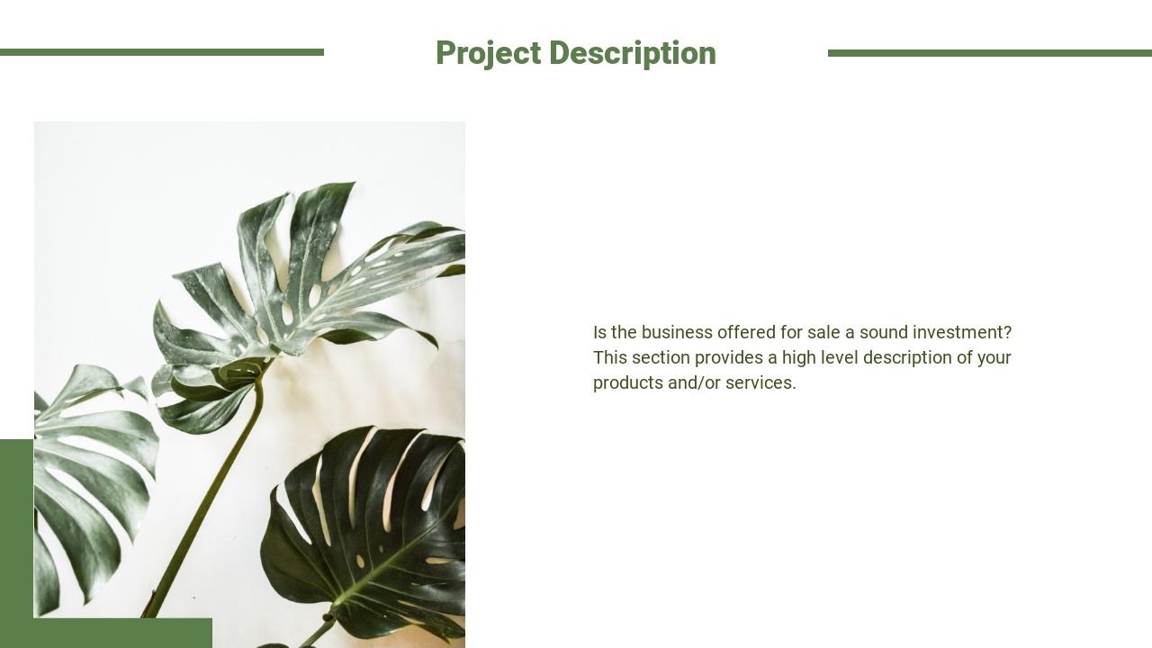 绿色植物家居生活可行性研究报告-Project Description